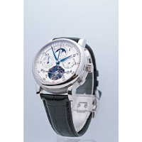 A. Lange & Söhne Tourbograph Perpetual「Pour le Mérite」鉑金錶殼腕錶 ，限量50枚。480,000歐元（約$395萬）