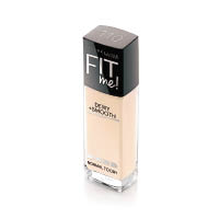 MAYBELLINE Fit Me水潤柔滑粉底液 #110 $129（C）<br> 不含油分的水潤質感，適合乾性肌膚女生使用，能同時滋潤肌膚及撫平紋理，塑造平滑肌。