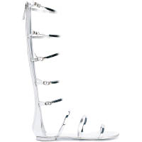 Giuseppe Zanotti Design銀色高筒Gladiator Sandals $3,385