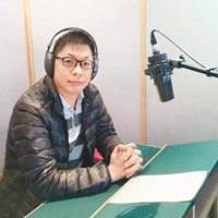 資深配音員梁志達今次為電影TVC配音，期待作品能再創經典。