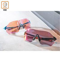 OAKLEY EV-ZERO 眼鏡 $1,650/副（a）<br>流線型設計，濾光鏡防UV、闊鏡面擋風，戴上後視覺清晰。