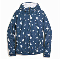  J.Crew藍色星星圖案風褸 $880（B）