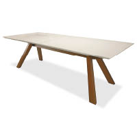 雲石面木餐桌 $33,800