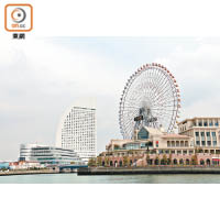 航程不但會遊覽大岡川，更會經運河到橫濱港未來21地區，看到Cosmo World及帆船形的橫濱洲際大酒店。