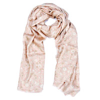 FEDELI Cashmere Patterned Scarf $9,800 （B）