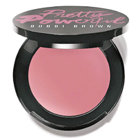 BOBBI BROWN限量版Pretty Powerful Pot Rouge $260/3.8 ml（A）<br>百搭的暗粉紅色調適用於唇頰，能為俏臉瞬間打造天然健康的紅暈感和自然唇妝。