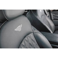 椅背的Bentley廠徽非常細緻，Detail位都睇得一清二楚。