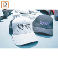 PURPOSE TOUR Mesh Cap $499、Dad Hat $499/各（A）