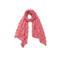 CITRUS紅色純棉流蘇圍巾 $1,295（C）