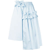 Paskal粉藍色荷葉邊長裙 $4,839（B）
