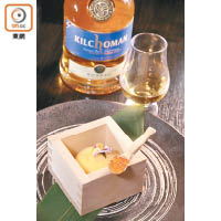 Kilchoman Machir Bay 2012 Release泥煤味重且富馥郁水果香氣，平衡了雪葩的酸甜度。