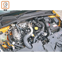 1.6L Turbo引擎的馬力高達220hp，Overboost扭力更高達280Nm。