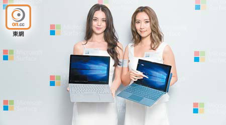 新Surface成員包括Surface Laptop（左）及Surface Pro（右），主打輕薄長氣。