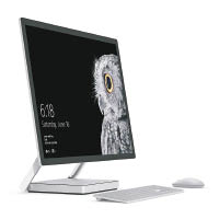 Surface Studio擁有28吋1,350萬像素觸控屏幕，配以專用無線鍵盤和滑鼠。<br>售價：$24,888起