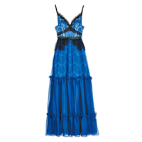 THREE FLOOR 藍色喱士吊帶長裙 $3,650（A）