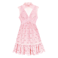 THREE FLOOR 粉紅色喱士連身裙 $3,490（A）