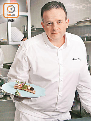 法國名廚Fabrice Vulin最近成為澳門米芝蓮2星食府御膳房的主廚，憑藉超凡創意與廚藝，還有經他精心挑選的矜貴食材，相信餐廳將會更上一層樓，獲得更高榮譽。