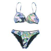 Roberto Cavalli彩色圖案Bikini Top $1,900、泳褲 $1,100（H）