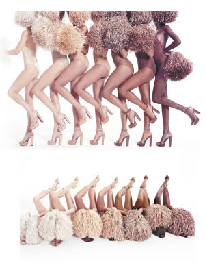 Christian Louboutin邀請Sofia&Mauro拍攝的Nudes系列廣告成為網上熱話。