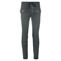 UNRAVEL PROJECT黑色高腰綁帶Skinny Jeans $4,800（A）