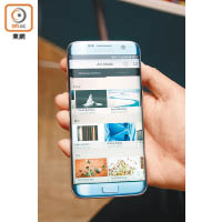 用家可將儲存於手機內的相片或畫作，無線串流至The Frame顯示。