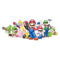 玩家可集齊8位來自Mario和賤兔的角色，各有獨特技能。