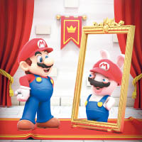 Mario和賤兔兩大人氣系列聯乘，賤兔還會穿上Mario裝束。