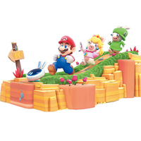 以Mario、賤兔Peach和賤兔Luigi開始遊戲，由兔子雷達「Beep-O」作引導。