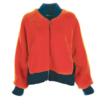 GORGOR橙色毛毛外套 $14,290（A）