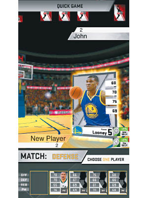 遊戲對戰時會以卡牌顯示，每回合可獲得不同分數。
