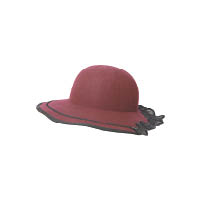 CA4LA棗紅色大圓帽 $2,195（A）