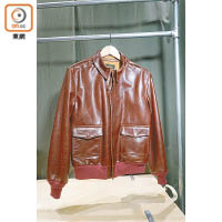 WORKWARE啡色1942 Type A-2 Leather Jacket $5,500