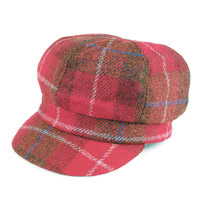 Failsworth紅色格紋呢絨Baker Boy Cap 35.95英鎊（約HK$380）（C）