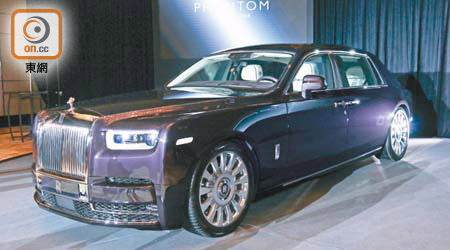 Rolls-Royce Phantom<br>售價：$11,800,000（EWB版）、$9,600,000（標準版）