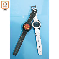 星球主題手錶來自DNA Store的自家品牌，最大特點是雙面設計，兩面都可以使用，顏色以黑、白為主。<br>$880/件