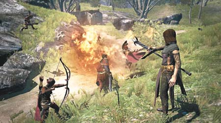 玩家可以AI或網上連線組成傭兵團。