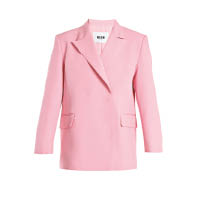 MSGM粉紅色孖襟西裝褸 $3,958（A）