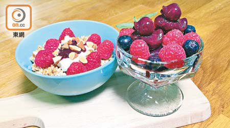 低糖果醬製啫喱軟糖及雜莓麥皮