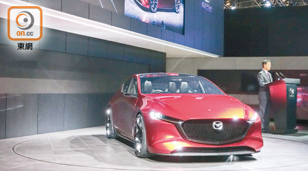 從KAI CONCEPT的外觀來看，相信是未來Mazda3的雛形。