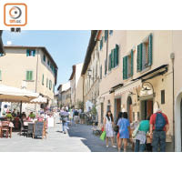 Castellina in Chianti是個充滿悠閒感的小鎮。