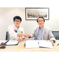 CP長者屋董事張文景（左）及金怡假期主席葉慶寧（右）已於日前完成簽約儀式，代表雙方正式開展合作。