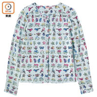 Cath Kidston Collector's Print粉藍色針織外套 $790（A）