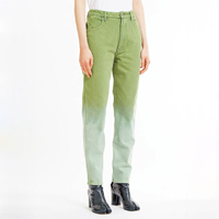 ECKHAUS LATTA綠色洗水牛仔褲 約$1,380（M）