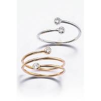 Tiffany Elsa Peretti Diamond Hoop Ring戒指（鉑金鑽石 $9,300、18K玫瑰金鑽石 $12,800）（C）