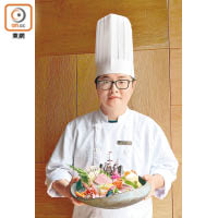 外表年輕的陳主廚，原來已累積了15年的日本料理經驗。