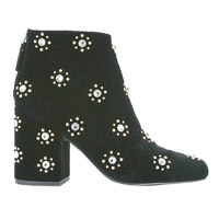 Senso黑色綴花形閃石Ankle Boots $1,304（F）