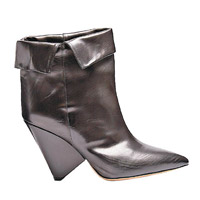 Isabel Marant黑色皮革Ankle Boots $7,540（E）