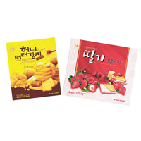 韓國Royal Premium特色禮盒有多款選擇，包括用優質薯仔同特級韓國蜂蜜炮製的牛油餅乾、鬆脆餅乾配以不同口味外層的夾心款式等。