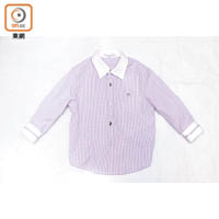 Nicholas & Bears 粉紫色格仔恤衫 $580~$720（c）