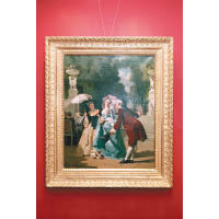 Joseph Caraud的油畫作品《In Love》是Eliza的珍藏之一，描繪路易十五時代的風貌，畫面細節精美，體現藝術家的功架。